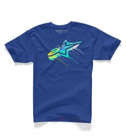 Camiseta Manga Corta Alpinestars Drips (Royal Blue)