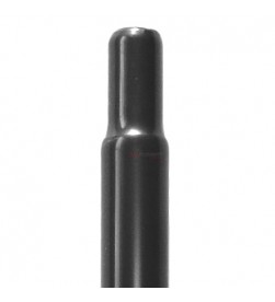 Tubo Tija Sillín Acero Negro 25.4x300mm