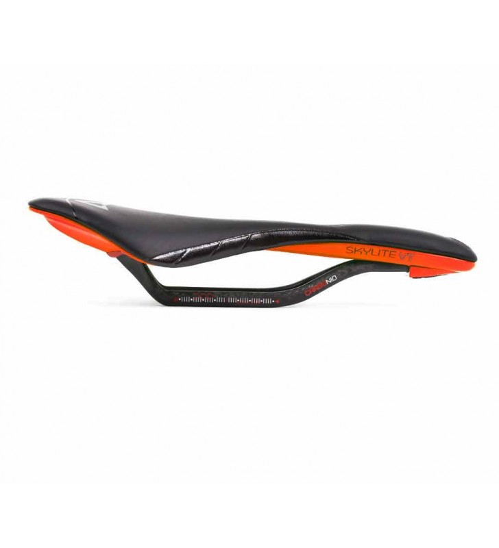 Selle De Vélo Astute Sky Lite VT 3.0 Carbone 196g - Occasion Excellent état, Noir/orange, Italie