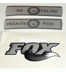 Kit Pegatinas Adhesivos Horquilla Fox 32 Talas RL Remote Blanco 10
