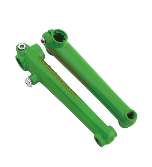 Bielas Bmx Verdes PS1 Cromoly Resistente 165mm