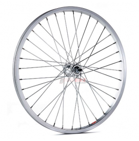 Rueda Delantera 20" Llanta aluminio y buje acero tuercas