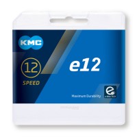Cadena KMC e12 EPT ebike Plata 12velocidades 130e Cadena KMC e12 EPT ebike Plata 12velocidades 130e