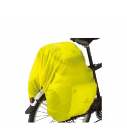 Funda Impermeable para Alforjas triples Bicicleta elastica Amarillo reflex