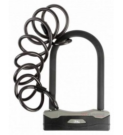 Candado forma de U M-wave 2 en 1 + Soporte bicicleta Candado forma de U M-wave 2 en 1 + Soporte bicicleta
