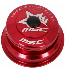 Dirección MSC Tapered Semi Integrada (1,1/8"-1,5") Rojo 