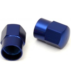 Tapones válvula MSC Aluminio Schrader Azul 