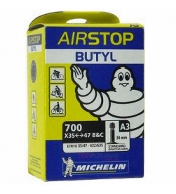 Cámara Michelin A3 Airstop 700x35-47 Schrader 