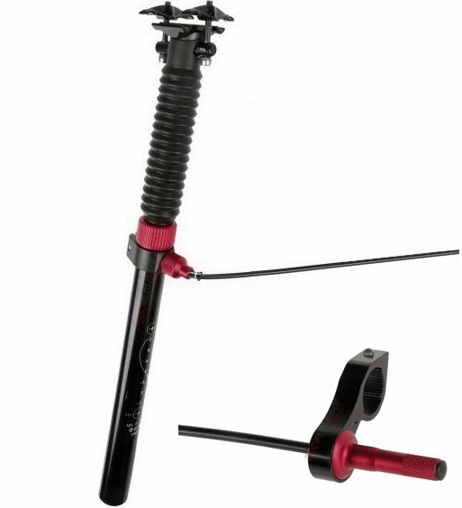 Tija Telescópica Mighty/M-Wave 27.2mm (30.9, 31.6 con casquillo) con Mando remoto externo