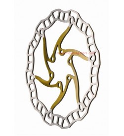 Disco Ashima Aro-08 ultraligero Dorado 180mm Disco Ashima Aro-08 ultraligero Dorado 180mm