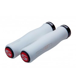 Puños espuma Sram Contour foam 1 lock-on Blanco-Negro Puños espuma Sram Contour foam 1 lock-on Blanco-Negro