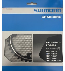 Plato Shimano Dura Ace FC-9000 36d 2x11v bcd110 4 brazos Negro (compatible FC-6800, FC-5800) Plato Shimano Dura Ace FC-9000 36d 2x11v bcd110 4 brazos Negro (compatible FC-6800, FC-5800)