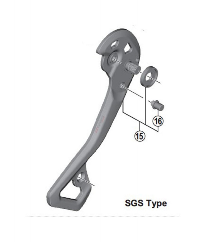 Shimano Portapoleas Exterior SGS – Schaltwerk Für Rennrad & Gravel