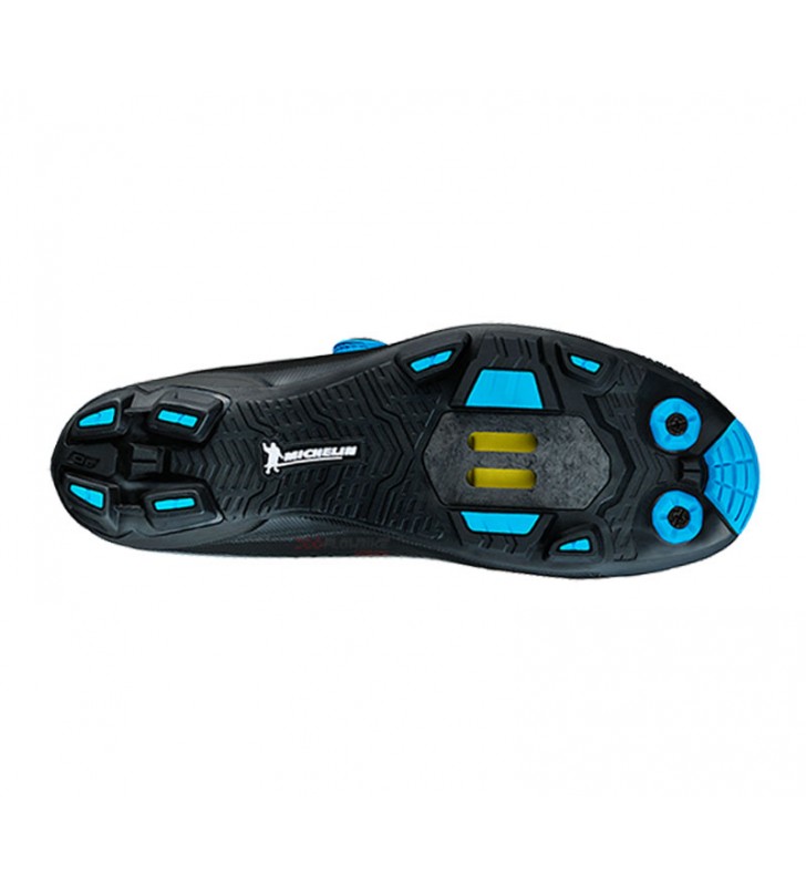 Hambre Irónico Discurso Zapatillas Shimano SH-XC7 Negro/Azul Boa