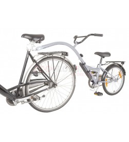 Remolque-bici niños Trailer Bike 20" plata RT 28cm