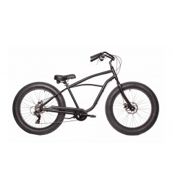 Bicicleta Cruiser Crest Spoor 26x4.0 7v Negra Bicicleta Cruiser Crest Spoor 26x4.0 7v Negra