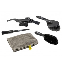 Set de cepillos X-Sauce de limpieza (Bolsa negra + 4 Cepillos +1 Paño) Set de cepillos X-Sauce de limpieza (Bolsa negra + 4 Cepillos +1 Paño)
