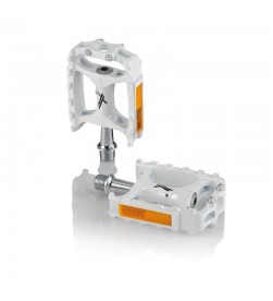 Pedales Plataforma XLC Blancos Cuerpo Magnesio Ultralight Pedales Plataforma XLC Blancos Cuerpo Magnesio Ultralight
