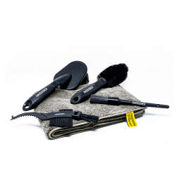 Set de cepillos X-Sauce de limpieza (Bolsa negra + 4 Cepillos +1 Paño) Set de cepillos X-Sauce de limpieza (Bolsa negra + 4 Cepillos +1 Paño)