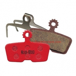 Kool Stop Flatland Pastiglie Freno Filettate Trasparenti (Coppia) Per Bici